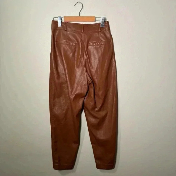 Babaton faux leather trouser pant 4 - Picture 6 of 6
